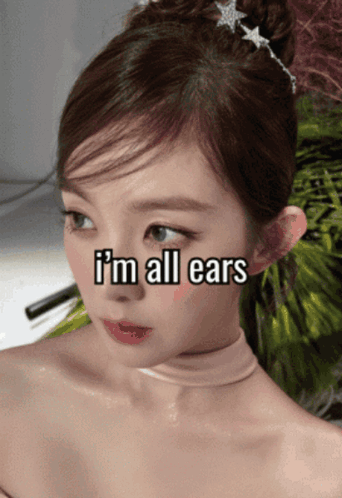 Woman I'm All Ears GIF