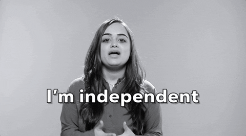 Woman I'm Independent And Feminist GIF