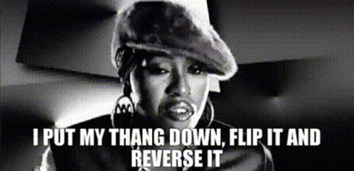 Woman I Put My Thang Down Flip It Reverse It GIF