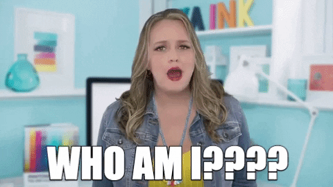 Woman Identity Meltdown Who Am I GIF