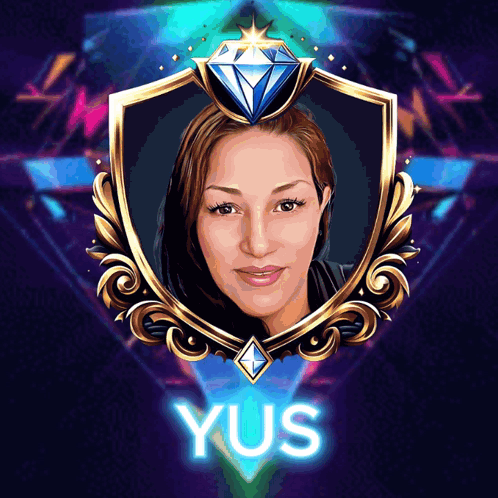 Woman In A Shield With Yus GIF