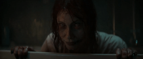 Woman in Bathtub with Blood