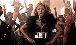 Woman In Bikini Dancing And Making A Face GIF