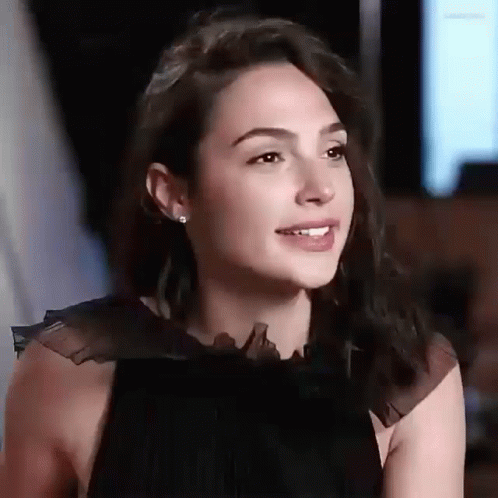 Woman in Black Dress and Earrings Smiling