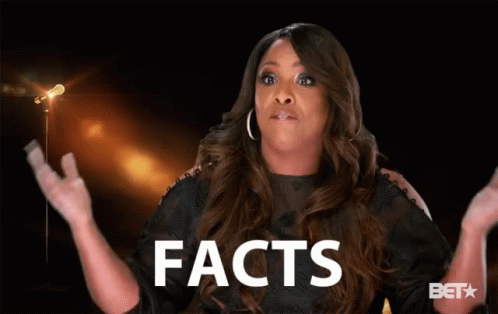 Woman In Black Dress Speaking Facts GIF