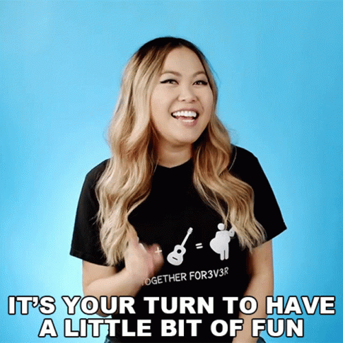 Woman In Black Shirt Saying Together For 3V3r GIF