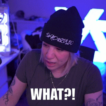 Woman in Black Skadoodle Hat Says What
