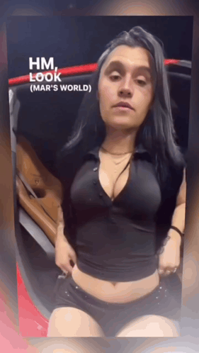 Woman in Black Top and Shorts Hm Look Mar's World