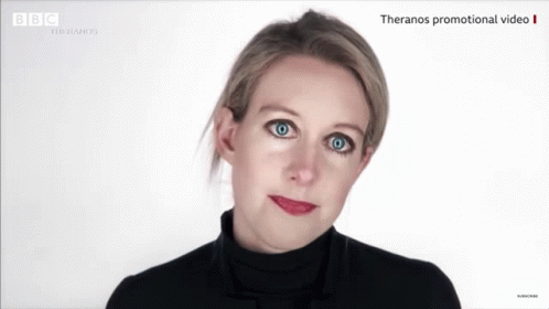 Woman in Black Turtleneck With BBC Logo