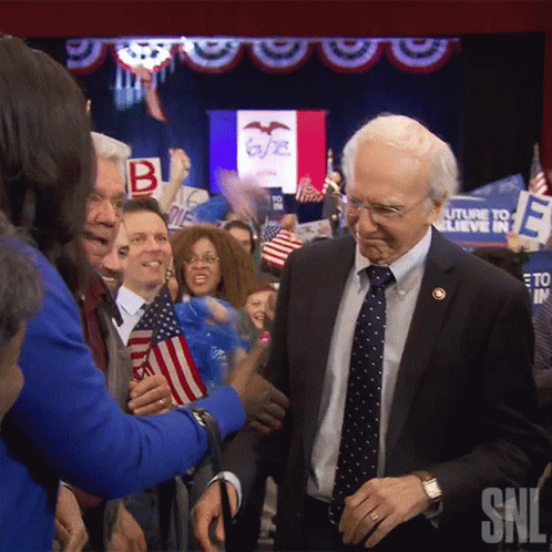 Woman in Blue and White Striped Shirt Says Weekend at Bernie's