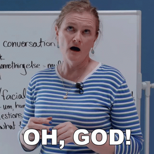 Woman in Blue and White Striped Shirt