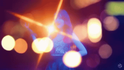 Woman In Blue Dress Dancing GIF