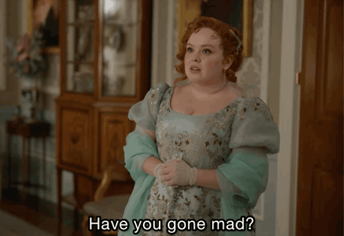 Woman in Blue Dress Singing Have You Gone Mad