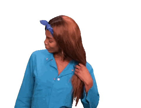 Woman in Blue Shirt and Headband