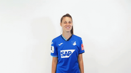 Woman In Blue Shirt Saying Sap GIF