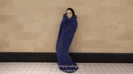 Woman in Blue Sweater