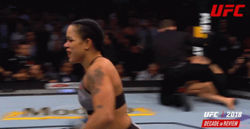 Woman in Boxing Ring UFC 2018 Decade Review