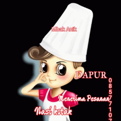 Woman in Chef's Hat Dapur Mbak Anik