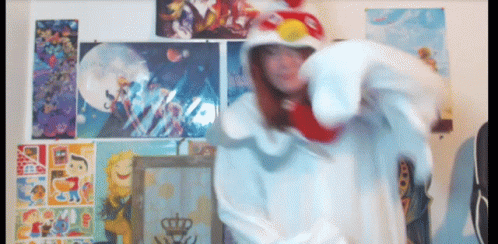 Woman in Chicken Costume Dancing