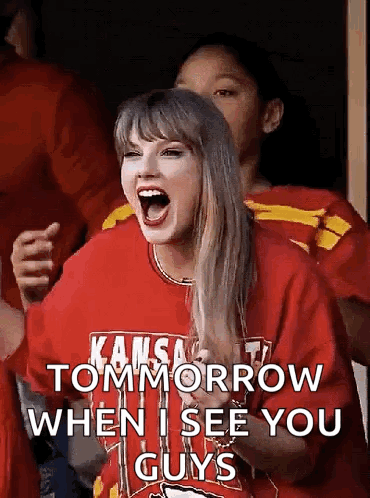 Woman In Chiefs Shirt Screaming GIF