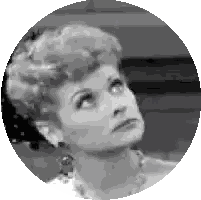 Woman in Circle Looking Up