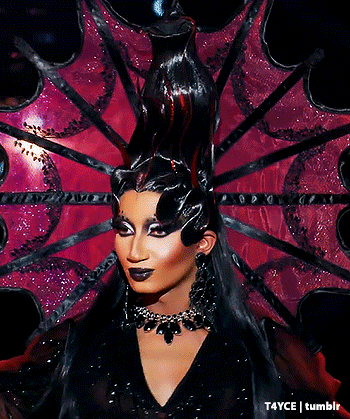 Woman in Costume With T4yce Tumblr Watermark