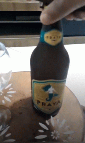 Woman In Crop Top Drinking Beer GIF