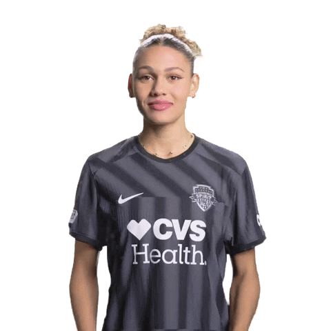 Woman in CVS Health Shirt With Mouth Open