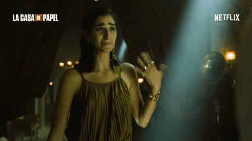 Woman In Dark Room La Casa De Papel GIF