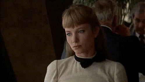 Woman in Dark Room Saying No
