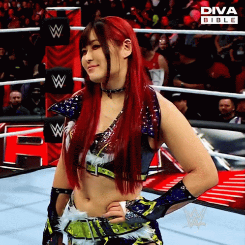 Woman in Diva Bible Wrestling Ring