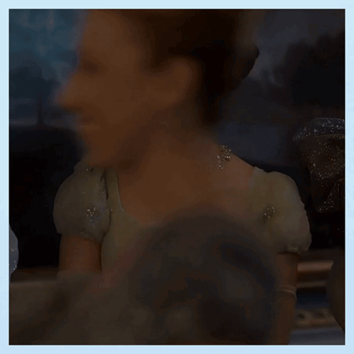 Woman in Dress Saying Oh Finally