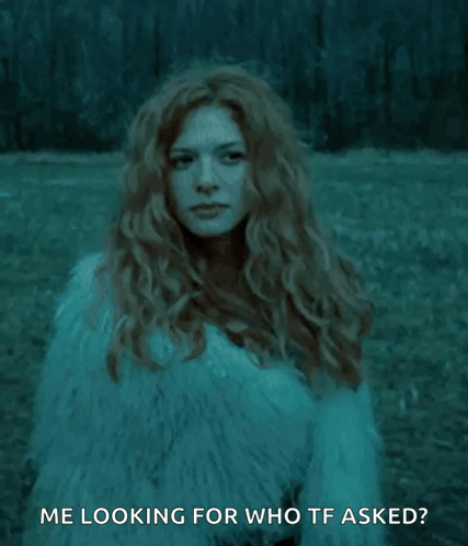 Woman In Fur Coat Looking For Who Tf Asked GIF