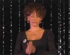 Woman In Gold Dress Says Spin Around Don't Make Me Work GIF