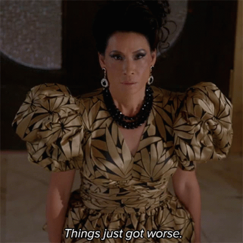 Woman in Gold Dress Says Things Got Worse