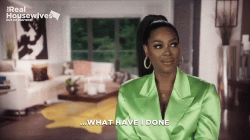 Woman In Green Jacket Talking GIF