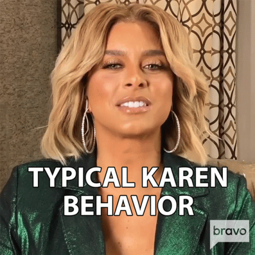 Woman in Green Jacket Typical Karen Behavior