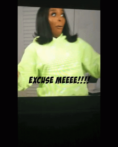 Woman In Green Jacket Well Excuse Me GIF