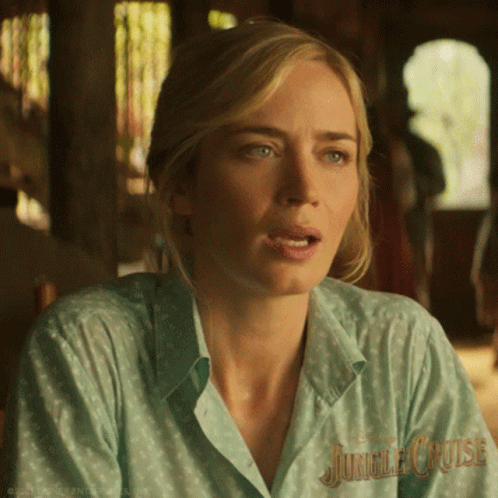 Woman in Green Jungle Cruise Shirt
