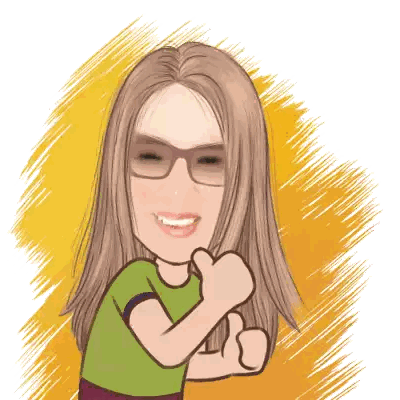 Woman in Green Shirt Giving Thumbs Up