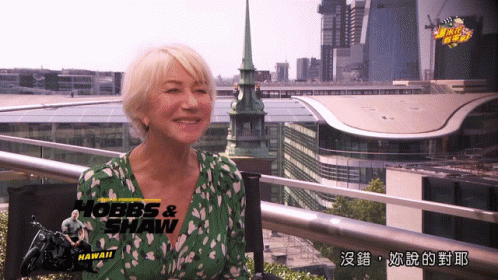 Woman in Green Shirt with Hobbs & Shaw Hawaii
