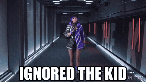 Woman in Hallway Ignored the Kid