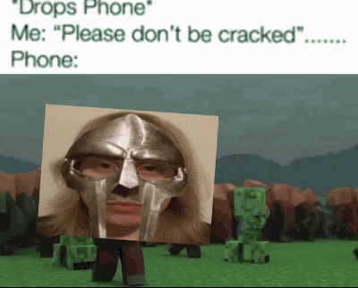 Woman In Helmet Please Don't Be Cracked GIF