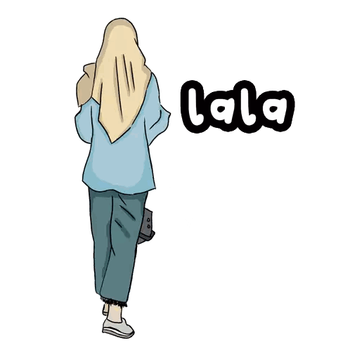 Woman in Hijab Saying Lala Yeye