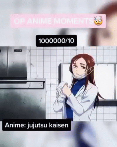 Woman in Lab Coat Mask Talking Anime Moments