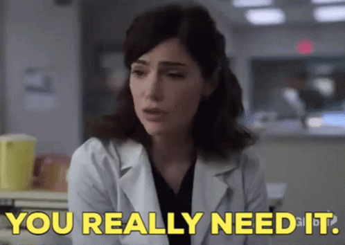 Woman in Lab Coat Saying You Really Need It