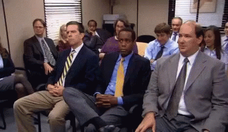 Woman in Lab Coat Says We're Having a Meeting