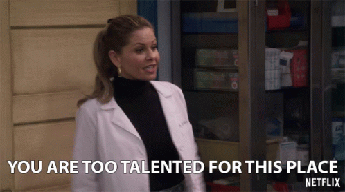 Woman in Lab Coat Says You Are Too Talented
