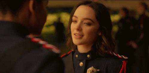 Woman In Military Uniform Saying Yes Ma'am GIF