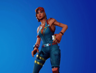 Woman in Overalls Throwing Paper